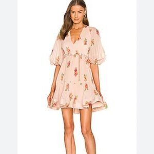 NWT zimmermann pleated floral dress AU0
